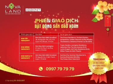 NOVALAND AGENT GIỚI THIỆU CHUỖI PHIÊN GIAO DỊCH BẤT ĐỘNG SẢN ĐẦU XUÂN 2017